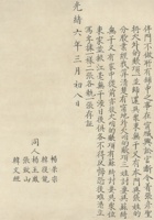 光绪六年（1880）三月初八日苏绮、苏振江立大成东号歇业清算债务字据 封面