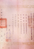 民国时期晋裕汾酒公司营业执照 封面