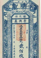 辽县拐儿镇崇兴义铜圆票（贰佰枚，民国14年） 封面