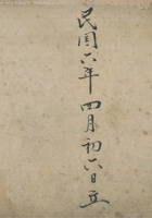 泰山庙收货物账民国6年 封面