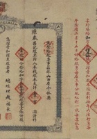 民国十五年（1926）八月十一日山西汾阳县和盛店兴记股份有限转运货栈股票 封面