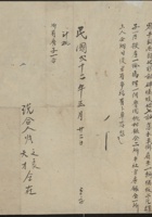 民国二十二年正月二十二日张之文同张之伦立分单 封面