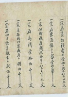 道光十九年至咸丰元年□通献记清单册 封面