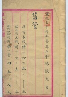 宣统二年公兴永记清单 封面