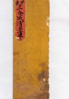 光绪九年三合成记清查折 封面