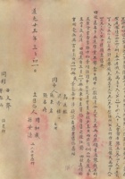 道光二十五年（1845）三月初一日周和盛、孙世德出售源茂当架货文契 封面