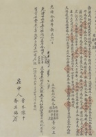 光绪十七年（1891）正月初一日张永昌等七人重组开设新源成面铺合伙约 封面