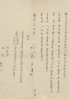道光三十年（1850）二月初八日李海珠等设立东、西庆元店生理合伙合券 封面