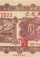晋济银号（贰角，民国21年，离石） 封面