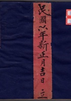泰盛昌福记 民国六年新正月吉日立  封面