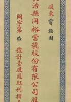 民国二十二年（1933）五月一日山西长治县同裕当号股份有限公司股票 封面