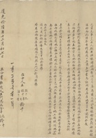 道光十六年十二月初七日王门冯氏同二子立分书执照（一） 封面
