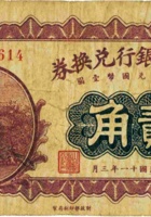 山西省银行兑换券（贰角，民国11年） 封面