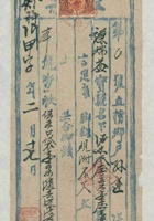民国十三年二月十七日平头镇善庆堂为给谦瑞益货物开第〇号货运单 封面