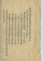 乾隆三十一年赐爵等五子分家及历年收入账 封面