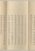 清光绪奏折一件，出使日本大臣汪大爕支用川资银两造册并赴东三省朝鲜等处考察事宜，有朱批“知道了”。尺寸：65.821.1cm。 汪大燮（185 封面
