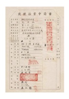 油漆颜料业元隆永歇业申请书民国三十六年（1947）三月二十日 封面