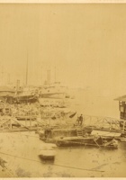 汉口的码头，中国湖北省，1874 年 封面