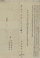 嘉庆十六年二月二十四日王加思同四子立合伙占有典当股份分家书 封面