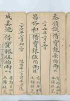 清代某商号自用折 封面