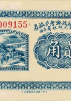 榆次金融救济会兑换券（贰角，民国21年） 封面