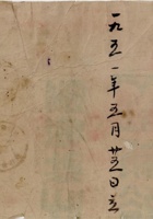 一九五一年五月二十五日立同会供销社代购零售配售登记草账 封面