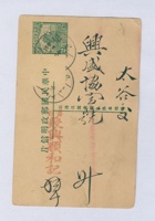 癸酉（民国二十二年）一月三十日榆次聚兴顺和记给太原兴盛协的明信片 封面