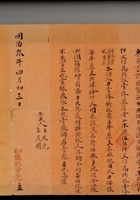 同治3年平邑东升亨记杂货合同  封面