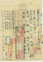 69号四川灌县泰森源号茶发票 封面