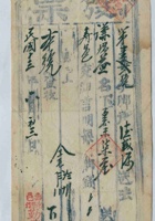 民国十三年六月初三日寿邑南燕竹勤丰恒记为给谦瑞益货物开第壹拾弍号货运单 封面