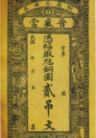 山西潞城县晋盛當铜圆兑换券（贰吊文，空白帖） 封面