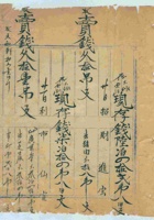 光绪某年某钱店日结账 封面