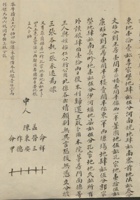 同治五年十月初四日冀德昭等兄弟三人立分拨文约 封面