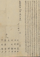 嘉庆十八年五月二十一日贾王氏同四子立分书（一） 封面