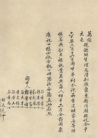 乾隆六十年（1795）六月十六日贾宏伟等四人关于万亿号、大来号放账生理分拨文约 封面