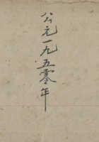 地亩产粮账1950年东岭村 封面